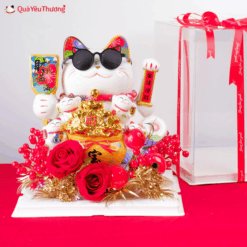 Hộp Mèo Thần Tài Tiền Vào Như Nước 33cm QYTMT017