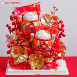 Mèo thần tài may mắn 12cm | Qùa tặng yêu thương
