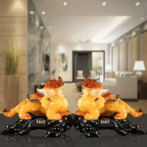 Cặp Tỳ Hưu vàng 20cm