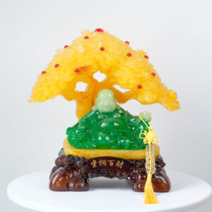 Phật Di Lặc xanh 30cm